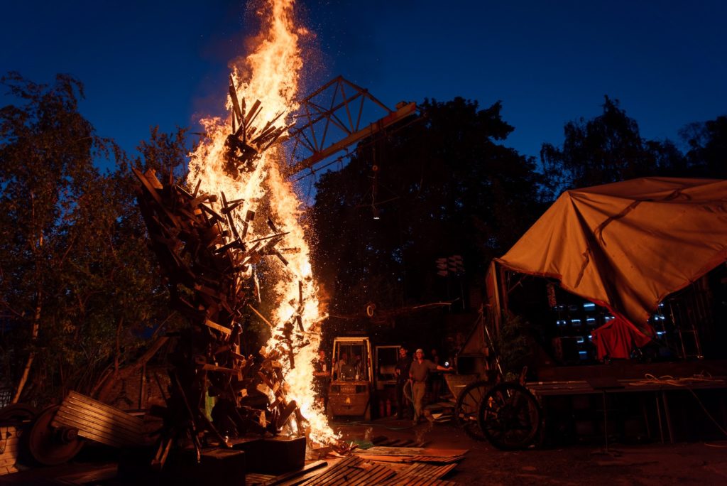 fire ceremony at Pirate Summit