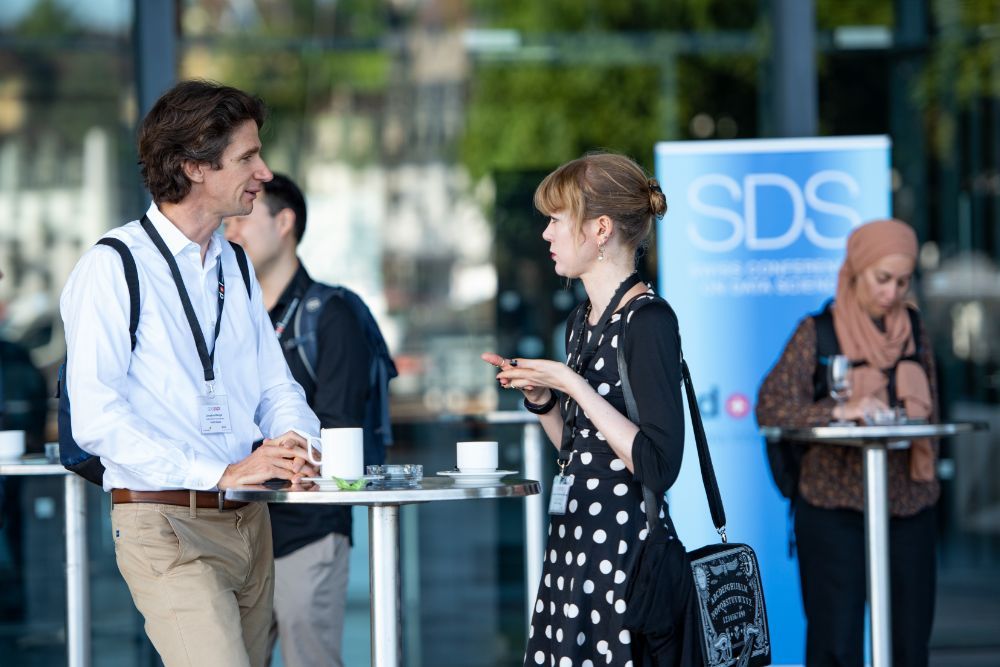 networking and coffee break at the swiss conference on data science