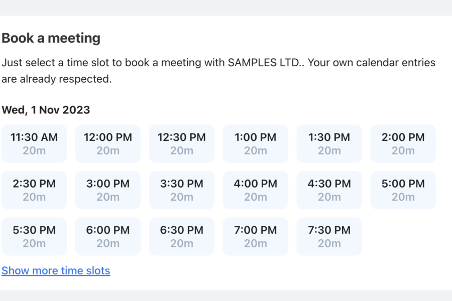 Ansicht Partnermeeting talque App