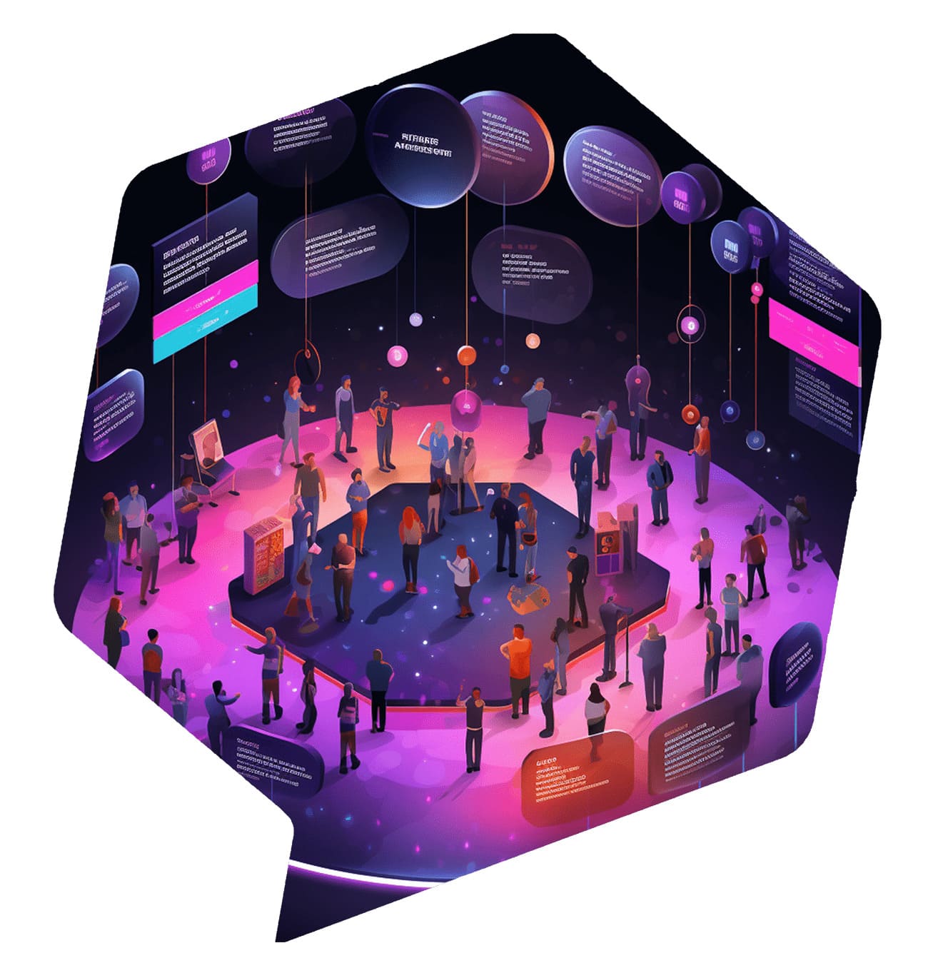 Hybride Events organisieren, talque App