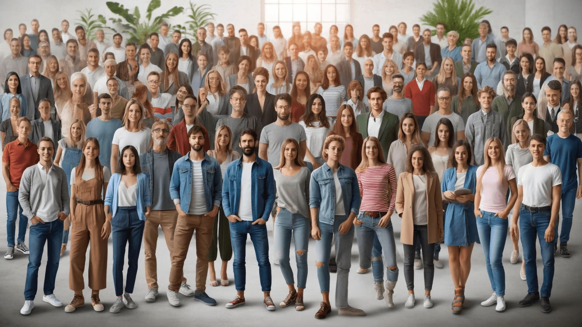 Eine bunte Gruppe von Menschen verdeutlicht die Vielfalt der Zielgruppe