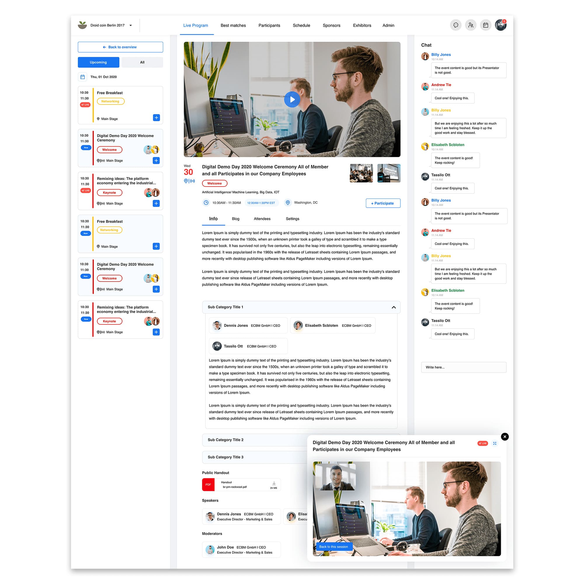 Communities managen mit der talque App